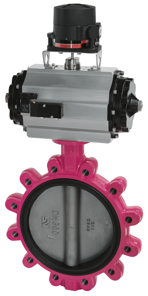 Vapor ASKIA<sup><small>&reg;</sup></small> Serie 21 mit pneumatischem Antrieb incl. Magnetventil und R&uuml;ckmeldeeinheit